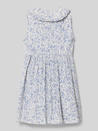 Productfoto, 'Körpernahes Freizeitkleid aus reiner Baumwolle' van Polo Ralph Lauren Kids, all-over bloemenmotief, midilengte, popeline, puur katoen