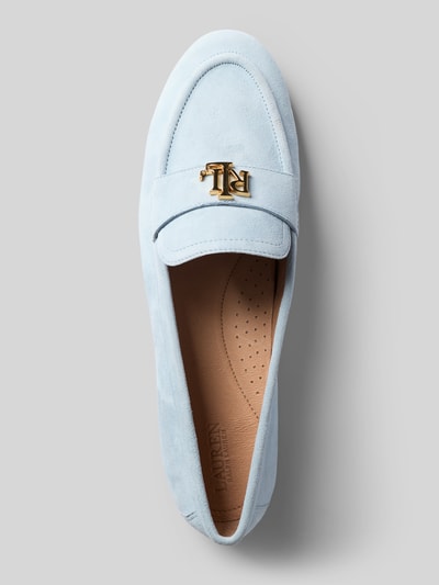Lauren Ralph Lauren Loafer aus echtem Rindsleder Hellblau 3