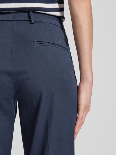 Raffaello Rossi Regular Fit Chino mit verkürztem Schnitt Modell 'DORA' Marine 3