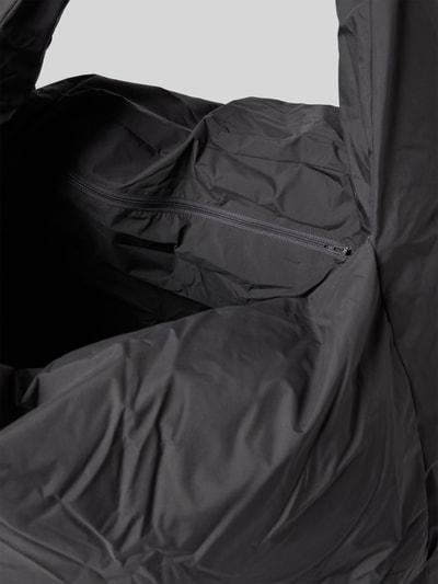 MADS NØRGAARD Handtas met logopatch, model 'Bomb' Donkergrijs - 5