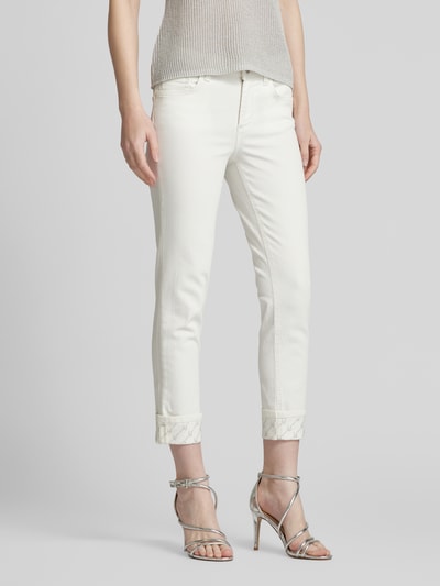 Liu Jo White Skinny Fit Jeans im 5-Pocket-Design Offwhite 4