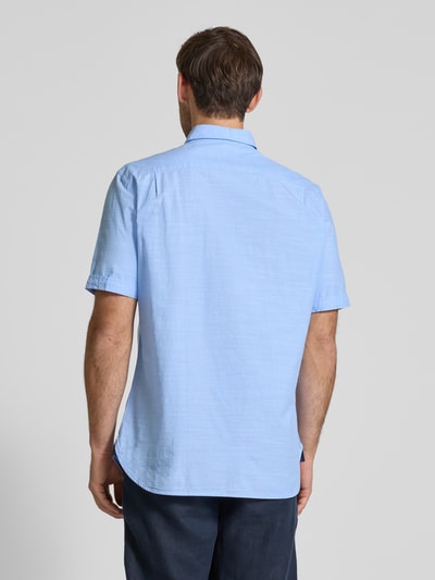 Christian Berg Men Regular fit vrijetijdsoverhemd met button-downkraag Bleu - 5