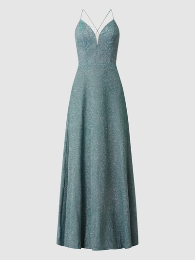 Luxuar Abendkleid mit Glitter-Effekt Gruen 2