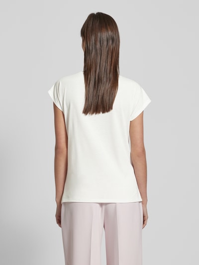 Montego T-shirt met pailletten Offwhite - 5