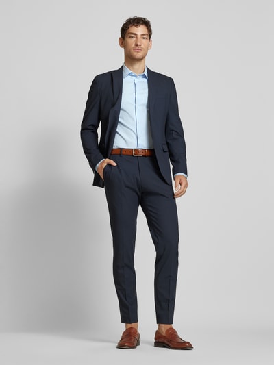 s.Oliver BLACK LABEL Koszula biznesowa o kroju slim fit z dodatkiem streczu Jasnoniebieski 1