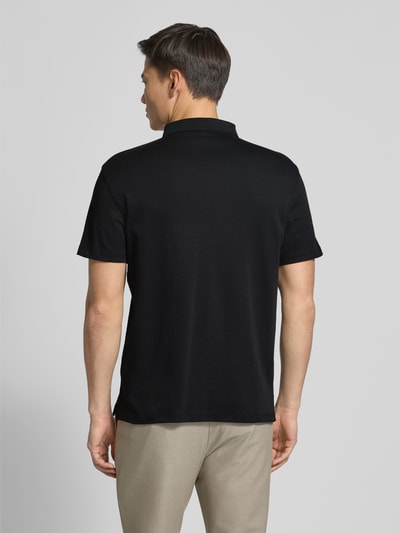 CK Calvin Klein Relaxed Fit Poloshirt mit Logo-Stitching Modell 'SUPIMA' Black 5