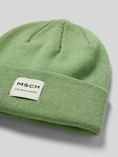 MSCH Copenhagen Czapka beanie z mieszanki wełny model ‘Mojo’ Jasnozielony 2