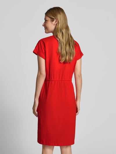 B.Young Knielanges Kleid mit Tunnelzug Modell 'PANDINNA' Rot 5