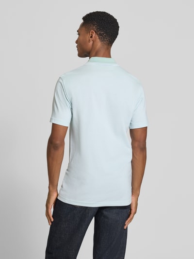 BOSS Orange Relaxed Fit Poloshirt aus reiner Baumwolle Modell 'PEOXFORDNEW' Tuerkis 5