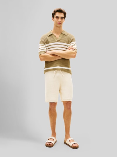 Tommy Hilfiger Regular Sweatshorts mit Tunnelzug Sand 1