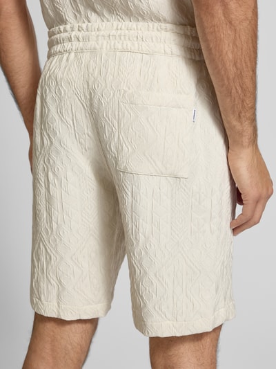 Lindbergh Shorts mit elastischem Bund Weiss 3