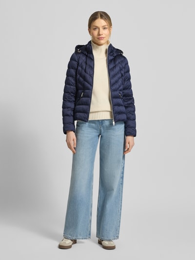Beaumont Amsterdam Taillierte Steppjacke mit Zweiwege-Reißverschluss Modell 'ANYA' Dunkelblau 1