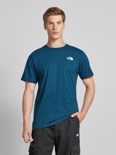 The North Face T-Shirt mit Logo-Print Petrol 4