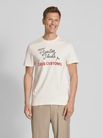 DEUS EX MACHINA T-Shirt mit Rundhalsausschnitt Offwhite 4
