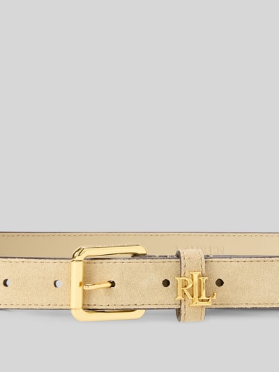 Lauren Ralph Lauren Gürtel aus echtem Leder mit Logo-Detail Taupe 2