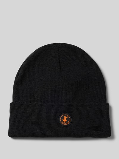 SAVE THE DUCK Beanie mit Label-Patch Modell 'LOU' Black 1