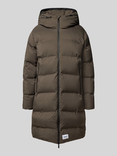 khujo Steppmantel mit Label-Patch Modell 'Caius' Oliv 2