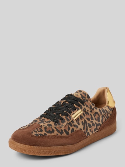 Steve Madden Ledersneaker mit Schnürverschluss Modell 'EMPORIA' Cognac 1