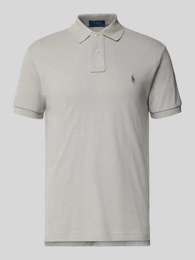 Polo Ralph Lauren Poloshirt met labelstitching Lichtgrijs - 2
