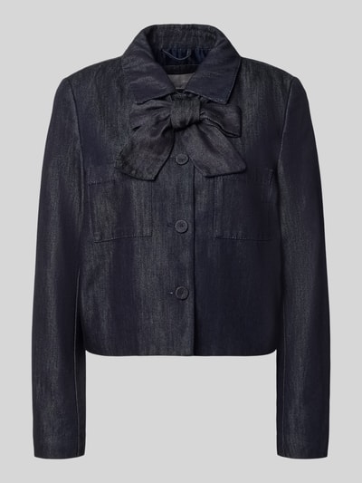 Christian Berg Woman Selection Blazer mit Schluppe und Brusttaschen Marine 1