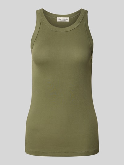 Marc O'Polo Slim fit tanktop van puur katoen Rietgroen - 2