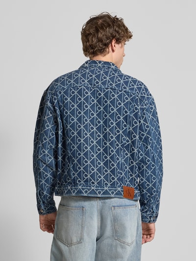 Calvin Klein Jeans Jeansjack met borstzakken en labeldetail Jeansblauw - 5