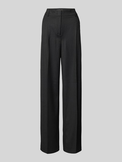 Christian Berg Woman Selection Wide Leg Bundfaltenhose mit Bügelfalten Anthrazit 1