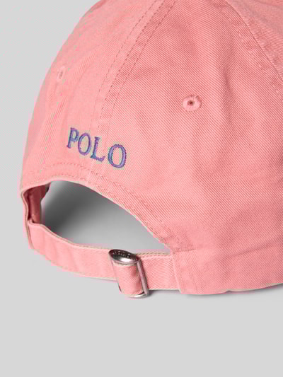 Polo Ralph Lauren Basecap mit Logo-Stitching Altrosa 3