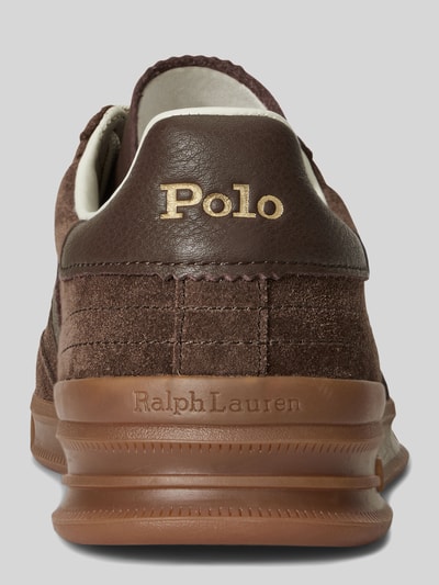 Polo Ralph Lauren Sneakers van echt suède Middenbruin - 5