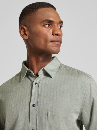 OLYMP Level Five Slim Fit Freizeithemd mit Kentkragen Lind 3