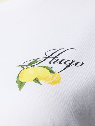 HUGO Regular Fit Pyjama-Oberteil aus Modal-Mix Weiss 2