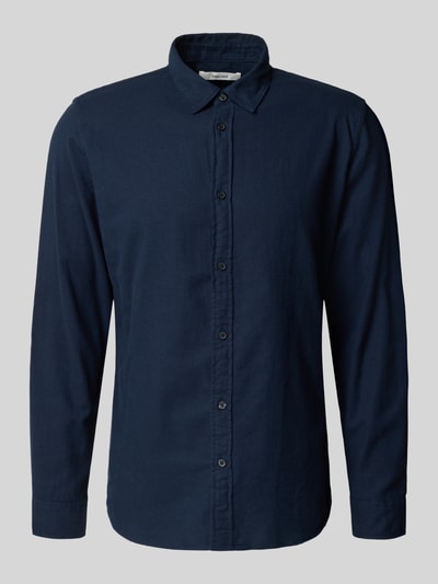 SELECTED HOMME Slim Fit Freizeithemd aus reiner Baumwolle Modell 'SLIMOWEN' Marine 2