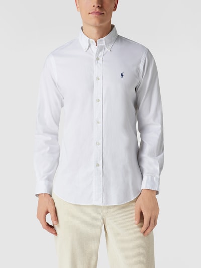 Polo Ralph Lauren Custom Fit Freizeithemd mit Stretch-Anteil Weiss 4