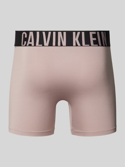 Calvin Klein Underwear Trunks mit Logo-Bund im 3er-Pack Bordeaux 3