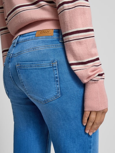 Only Straight fit jeans van katoenmix, model 'BLUSH' Jeansblauw - 3
