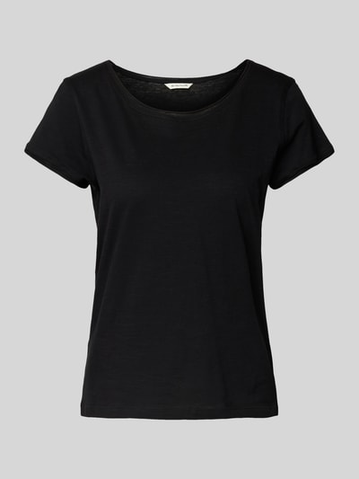 Tom Tailor T-shirt o kroju regular fit z czystej bawełny Czarny 2