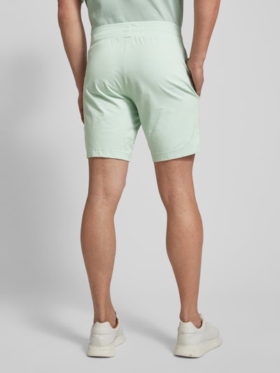 HUGO Regular Fit Shorts mit Label-Print Mint 5