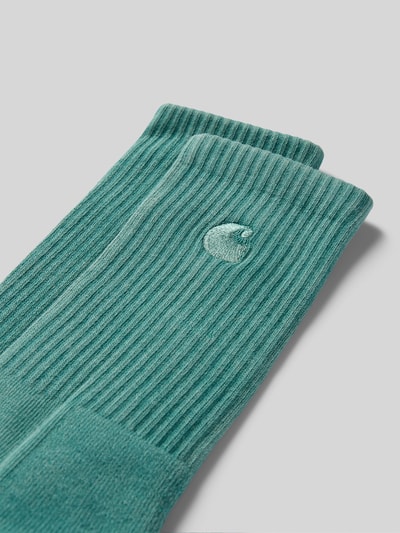 Carhartt Work In Progress Sokken met labelstitching, model 'Hudson' Turquoise - 2