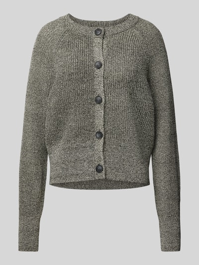 OPUS Cardigan mit Rundhalsausschnitt Modell 'Dolpine' BLACK 2