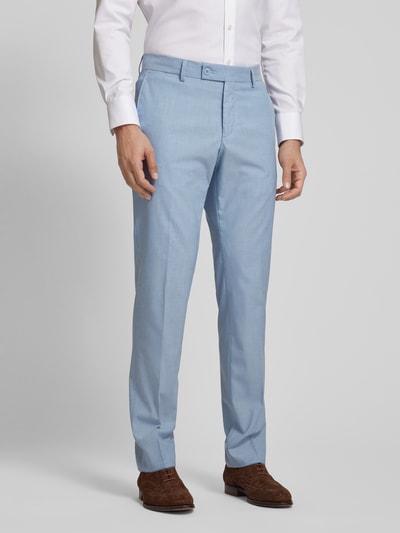 HECHTER PARIS Pantalon in effen design Lichtblauw - 4