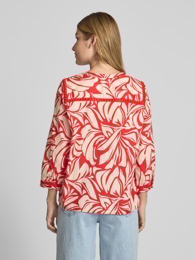 ZABAIONE Regular fit blouse met 3/4-mouwen, model 'St44ephanie' Rood - 5