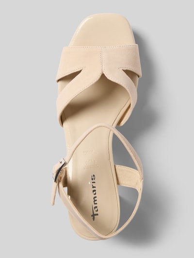 Tamaris Sandaletten aus echtem Rindsleder Sand 3