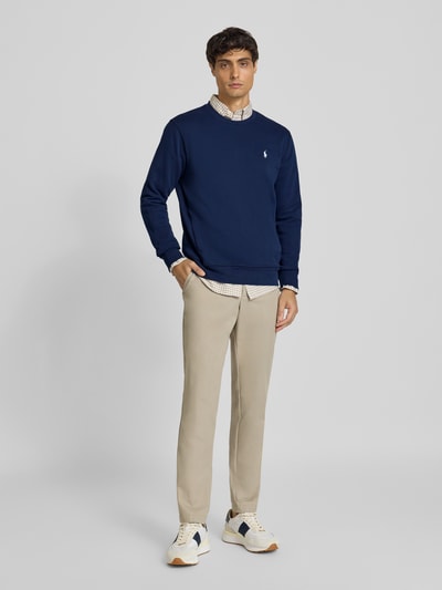 Polo Ralph Lauren Sweatshirt mit gerippten Abschlüssen Dunkelblau 1