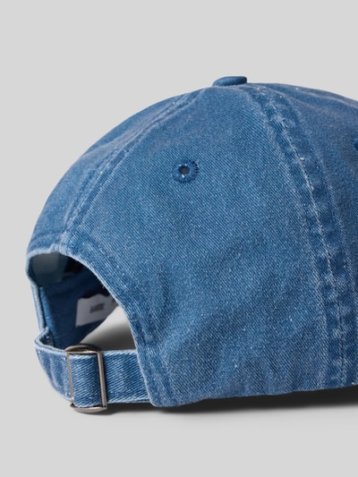 Samsøe Samsøe Czapka z daszkiem i detalem z logo Niebieski 3