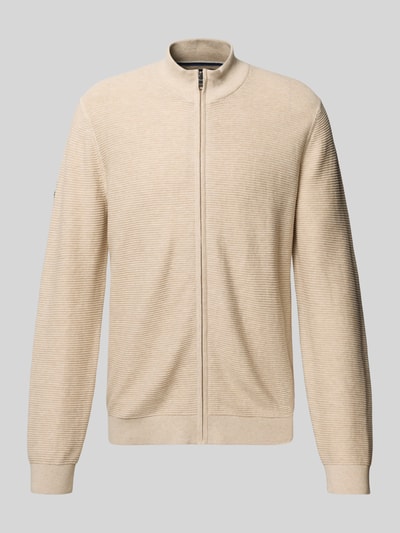 OLYMP Level Five Gebreid jack met structuurmotief Ecru - 2