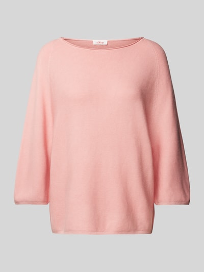 s.Oliver RED LABEL Pullover in Strick-Optik Rosa 2