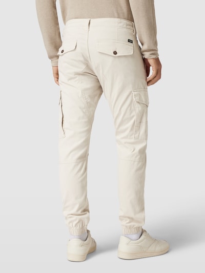 Jack & Jones Tapered fit broek met cargozakken, model 'PAUL FLAKE' Offwhite - 5