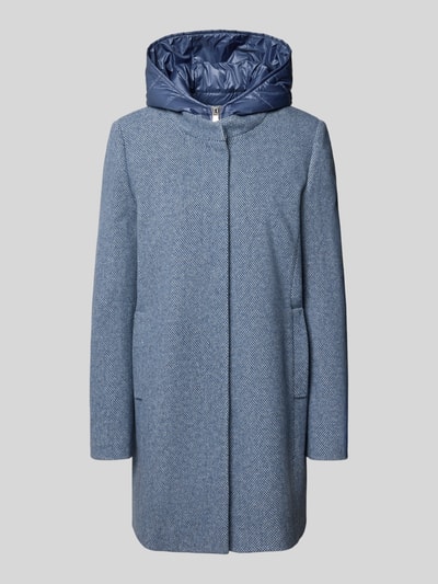 Fuchs Schmitt Mantel mit Kapuze Blau 2