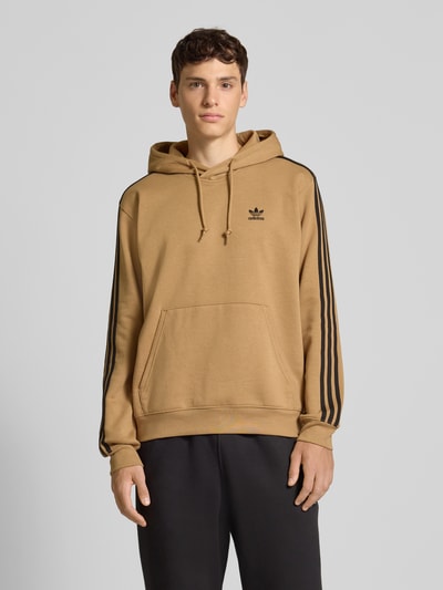 adidas Originals Hoodie mit Label-Stitching Mittelbraun 4
