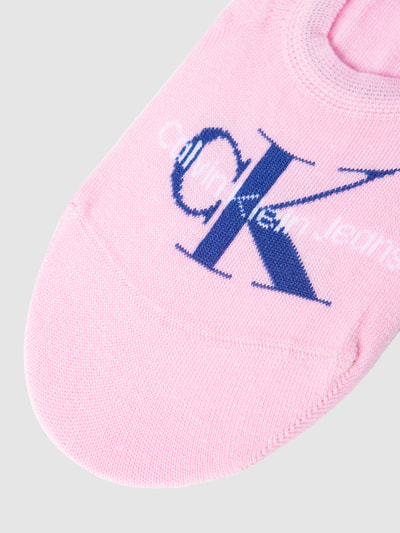 Calvin Klein Jeans Sneakersocken mit Label-Prägung Pink 2